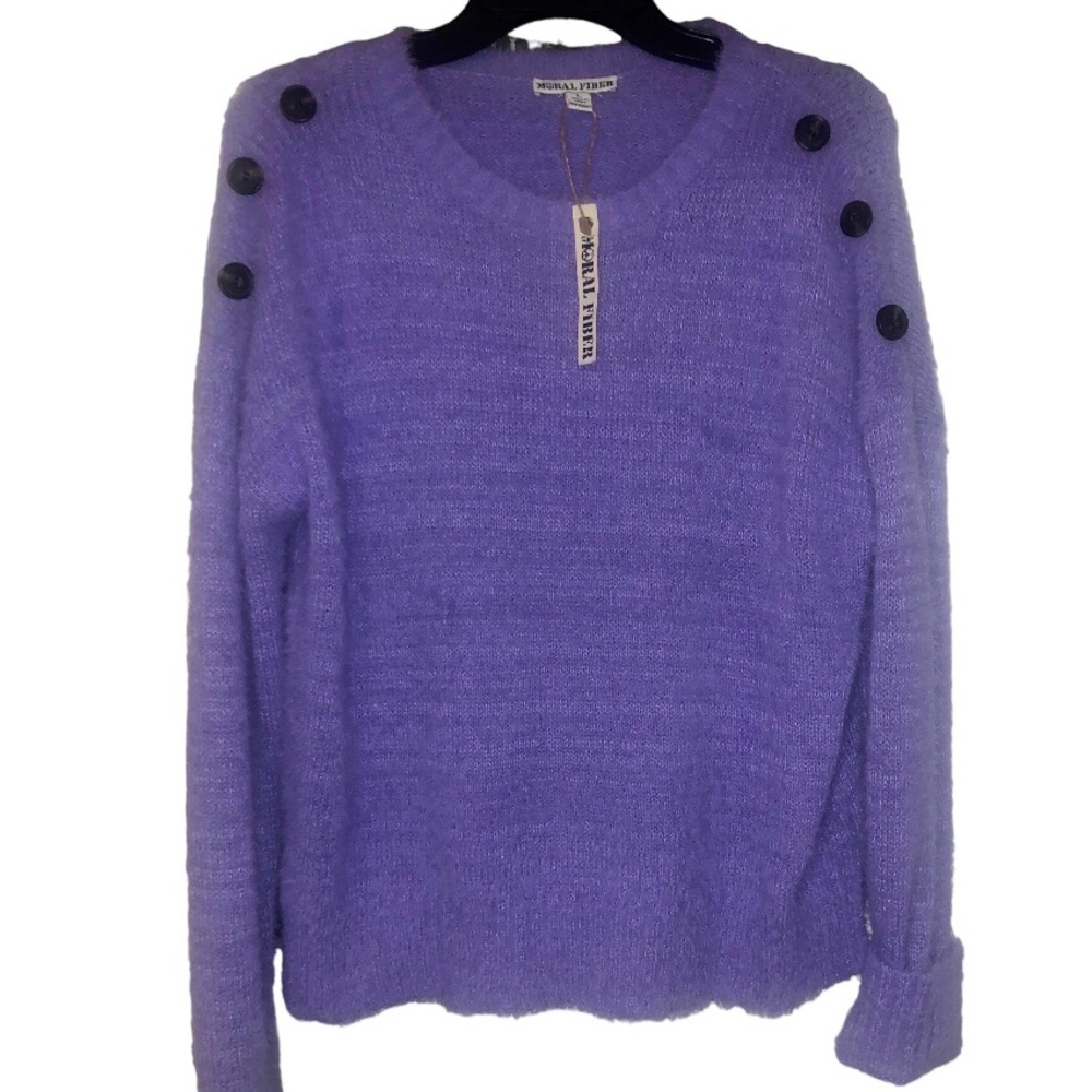 🆕 Soft Button Sweater 💜